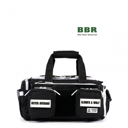 Сумка Mini Duffle Bag Black with White 20l, WOLFpak
