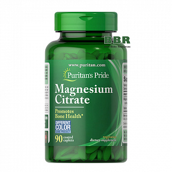 Magnesium Citrate 200mg 90 Tabs, Puritans Pride