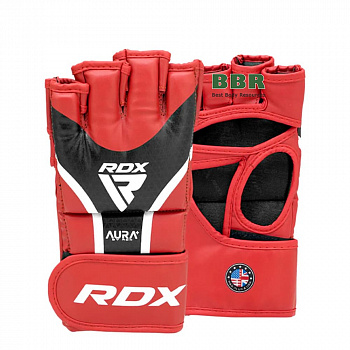 Перчатки для MMA AURA Plus T-17 Red/Black, RDX