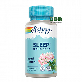 Sleep Blend SP-17 100 Veg Caps, Solaray