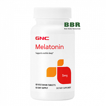 Melatonin-5 60caps, GNC