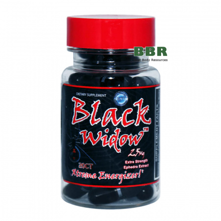 Black Widow ECA+DMAA 20 Caps, Hi-Tech Pharma