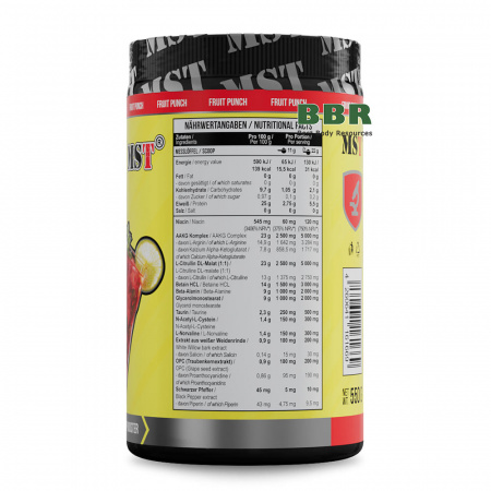 PUMP Killer Caffeine Free 550g, MST