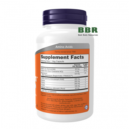 True Calm Neurotransmitter Support 90 Veg Caps, NOW Foods