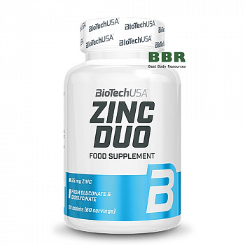 Zinc Duo 60 Tabs, BioTechUSA