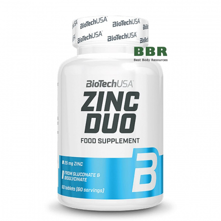 Zinc Duo 60 Tabs, BioTechUSA