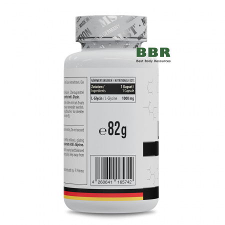 Vegan L-Glycine 1000mg 60 Caps, MST