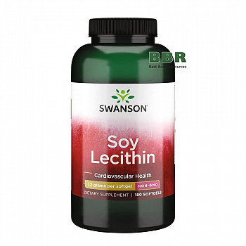 Soy Lecithin 1200mg 180 Softgels, Swanson