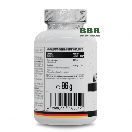 Alpha Lipoic Acid With Vitamin C 120 Caps, MST