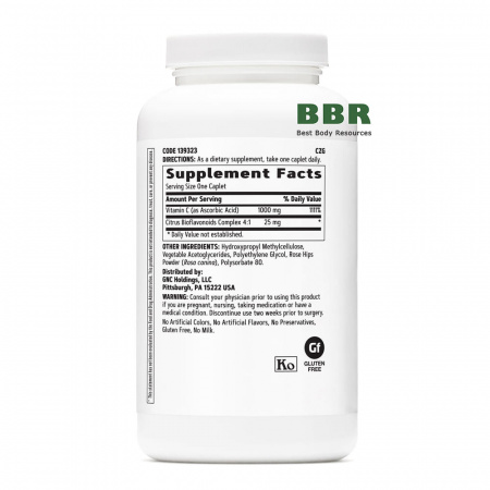 Vitamin C 1000 180 Tabs, GNC