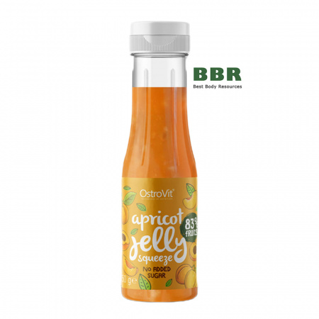 Apricot Jelly Squeeze 350g, OstroVit Apricot Jelly Squeeze 350g, OstroVit