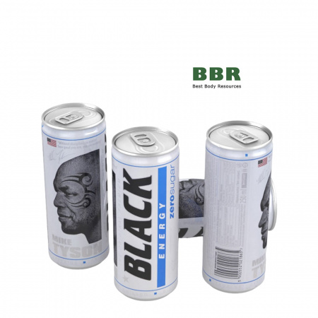 Энергетик Mike Tyson Zero 250ml, Black Energy
