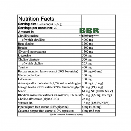 Xtreme NAPALM Pre-Contest Pumped Stimulant Free 350g, Fitness Authority