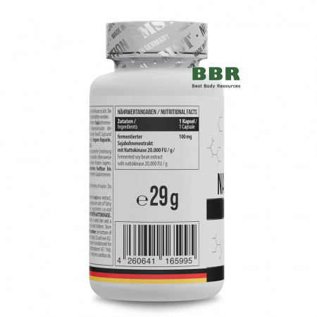 Nattokinase 100mg 20000FU 90 Caps, MST