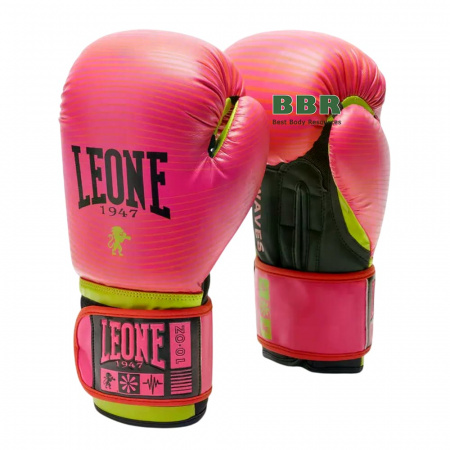 Перчатки Боксерские GN313 WAVES Fuxia, Leone