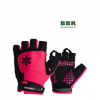 Велоперчатки женские 5284 Pink, PowerPlay