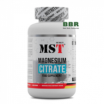 Magnesium Citrate 180 Tabs, MST