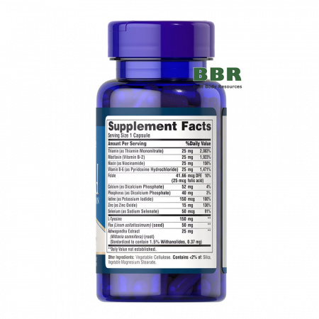 Thyroid Action 75 Caps, Puritans Pride