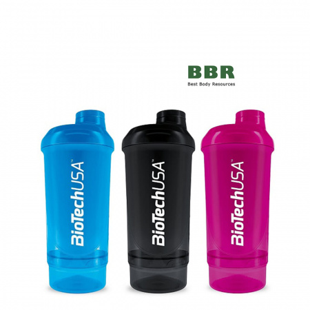Шейкер Wave 2-х комп. 500ml + 150ml, BioTechUSA