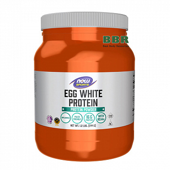 Egg White Protein 544g, NOW Foods