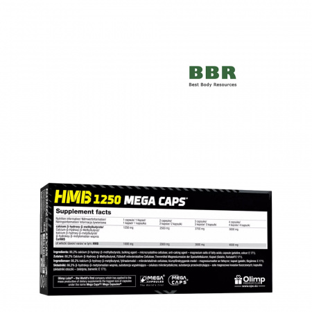 HMB Mega Caps 1250mg 120 Caps, Olimp
