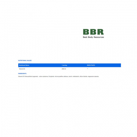 Vitamin D 2000 100 Caps, IronFlex