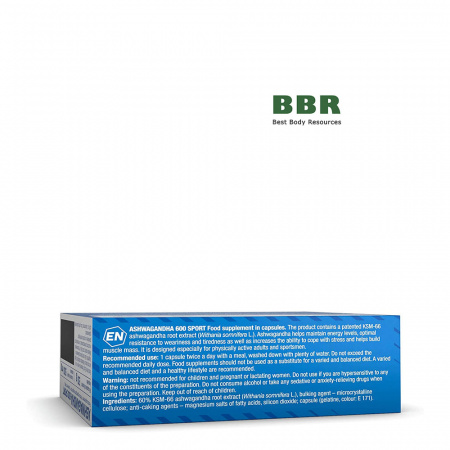 Ashwagandha 600 Sport 60 Caps, Olimp