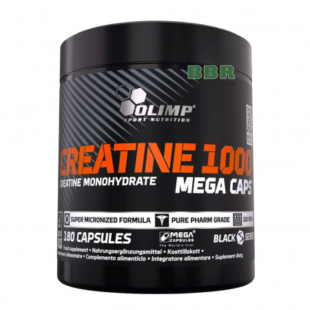 Creatine Mega Caps 1000mg 180 Caps, Olimp