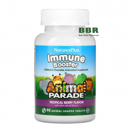 Kids Immune Booster Animal Parade 90 Tabs, Natures Plus Kids Immune Booster Animal Parade 90 Tabs, Natures Plus