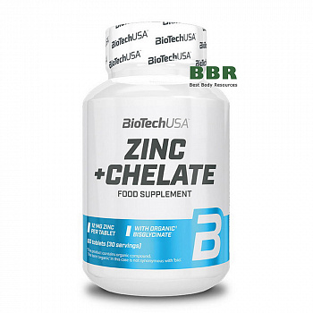 Zinc Chelate 60 Tabs, BioTechUSA