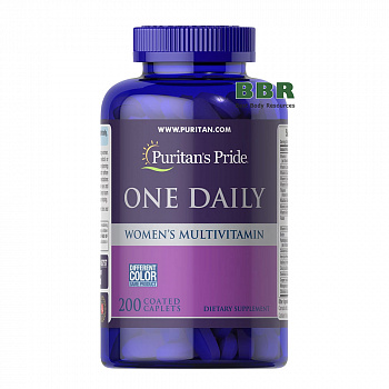 One Daily Womens Multivitamin 200 Tabs, Puritans Pride