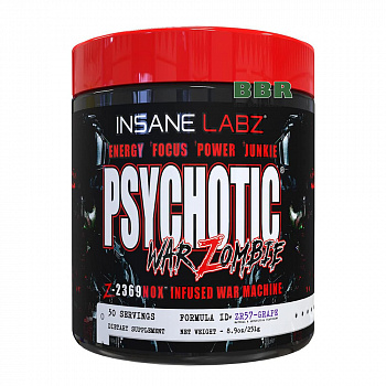 Psychotic War Zombie 30 Servings, Insane Labz