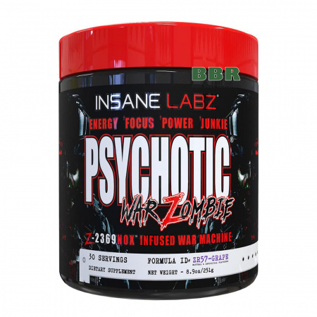 Psychotic War Zombie 30 Servings, Insane Labz
