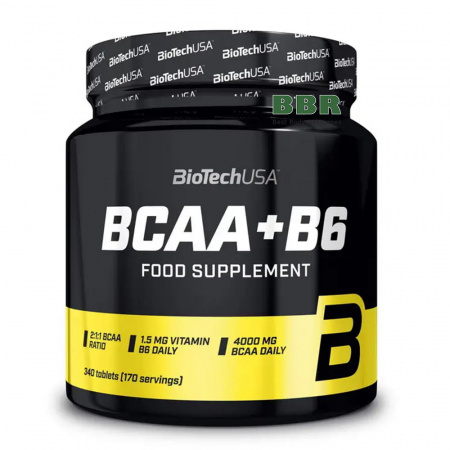 BCAA + B6 340 Tabs, BioTechUSA