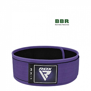 Пояс для тяжелой атлетики RX1 Weight Lifting Belt Purple, RDX