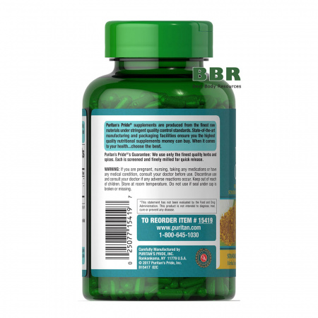 Turmeric Curcumin 500mg 180 Caps, Puritans Pride