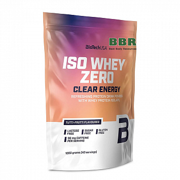 Iso Whey Zero Clear Energy 1kg, BioTechUSA
