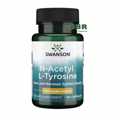 N-Acetyl L-Tyrosine 350mg 60 Caps, Swanson