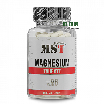 Magnesium Taurate B6 60 Caps, MST