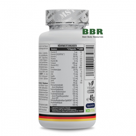 Hair Advanced Formula with Keratin 60 Caps, MST