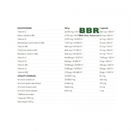 Multivitamin Compressed 60 Caps, NUTREND