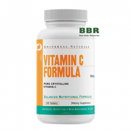 Vitamin C Formula 500mg 100 tabs, Universal Nutrition