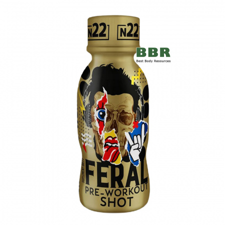 Feral Pre-Workout Shot 100ml, Nutrition22