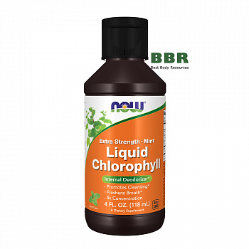 Liquid Chlorophyll 118ml, NOW Foods