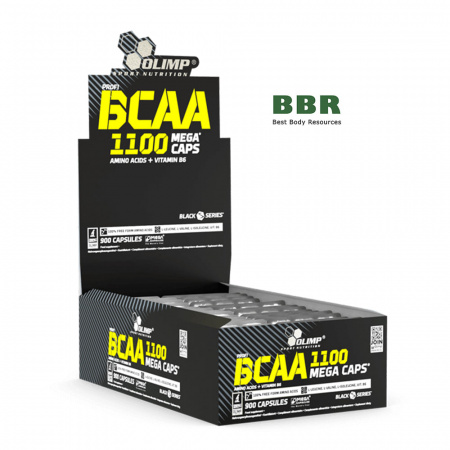 BCAA Mega Caps 1100mg 30 Caps, Olimp