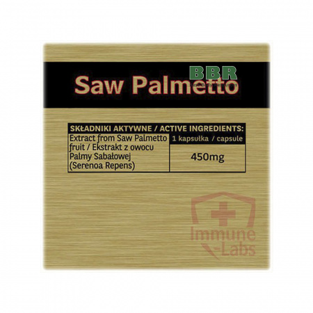 Saw Palmetto 450mg 120 Caps, Immune Labs