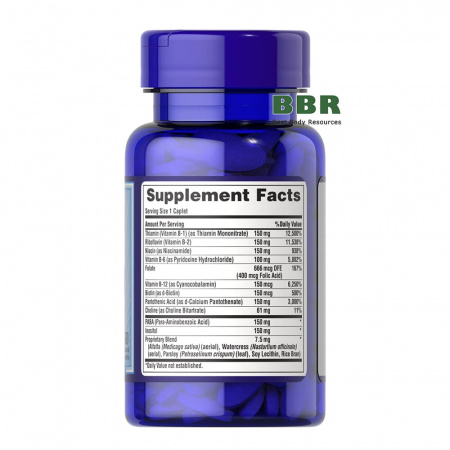 Vitamin B-150 Complex 30 Tabs, Puritans Pride Vitamin B-150 Complex 30 Tabs, Puritans Pride