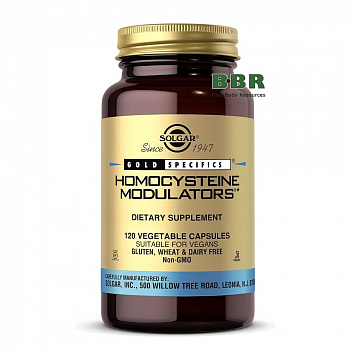 Homocysteine Modulators 120 Veg Caps, Solgar