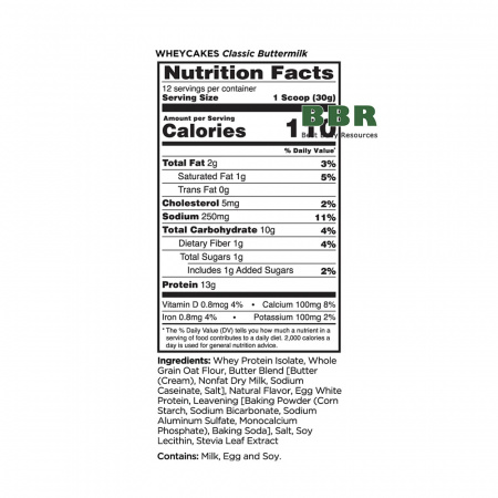 Whey Cakes 12 Servings, Rule One