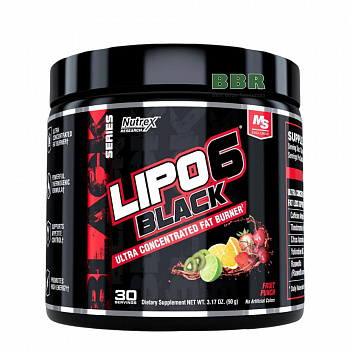 Lipo-6 Black Ultra Concentrate Powder 30 Servings, Nutrex